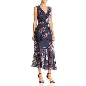 Sam Edelman Velvet Floral Maxi Dress
